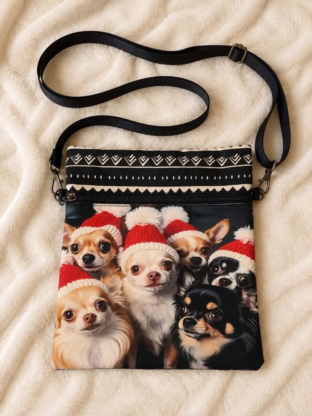 Festive Christmas crossbody bag